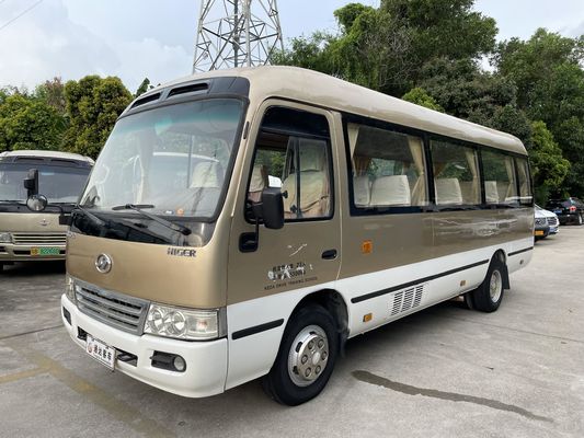 جودة  King Long Second Hand Mini Bus 23 Seats Coaster Model Left Hand Drive مصنع