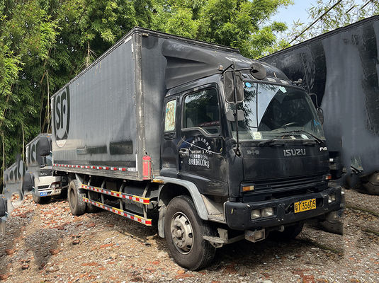 جودة  Japan ISUZU LHD Used Cargo Truck Manual 2nd Hand Cargo Van 4x2 Drive مصنع