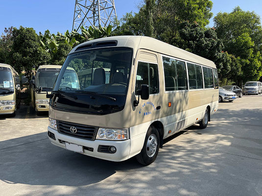 جودة  10-23 Seats Used Coster Bus  Manual Transmission With Comfortable Seating مصنع