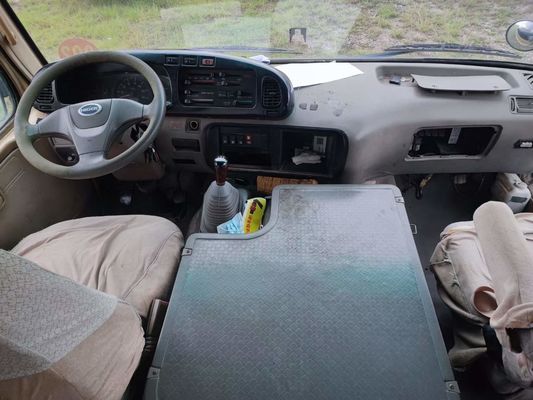 حافلة كينغ لونغ مستعملة 23 مقعدًا موثوقة مستعملة موديل قيادة يسرى