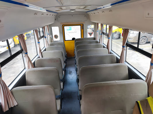 الديزل اليد الثانية المدرسة شاحنة 36 مقعد حافلات مستعملة LHD موقف التوجيه