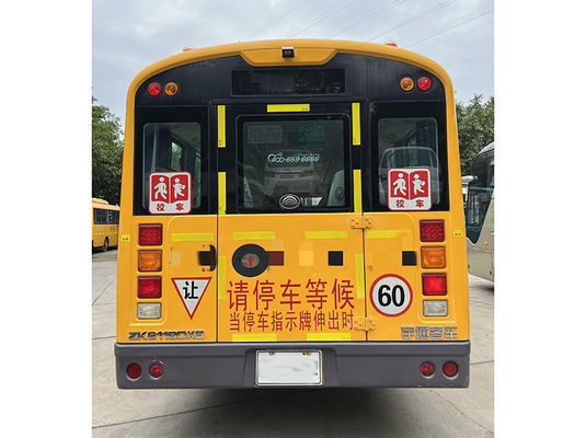 حافلات مدرسية مستعملة صفراء 46 مقعد ناقل حركة يدوي حافلات مستعملة