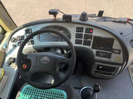 حافلات مستعملة متينة 47 مقعدًا LHD حافلة سياحية مستعملة ببابين