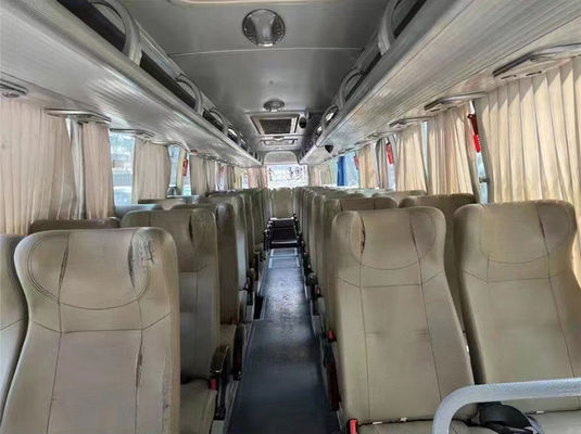 حافلات مستعملة متينة 47 مقعدًا LHD حافلة سياحية مستعملة ببابين