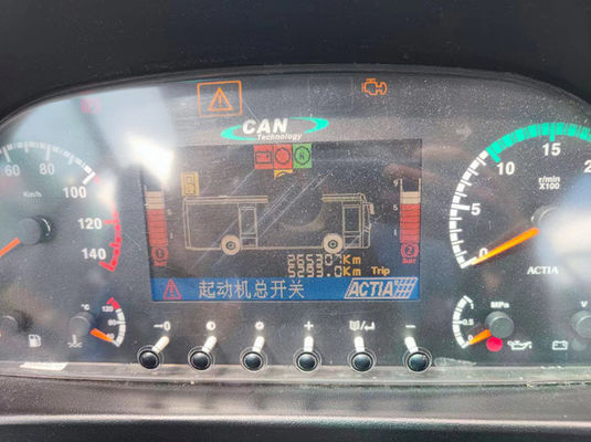 يورو 3 حافلة مدنية مستعملة 55 مقعد LHD تستخدم الحافلة العامة السرعة القصوى 100km/H