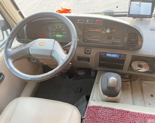 GAC 19 مقعد حافلة مستعملة 6m LHD Euro 3 محرك الديزل 127hp حافلة مستعملة صغيرة