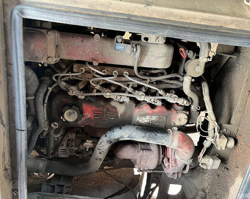 GAC 19 مقعد حافلة مستعملة 6m LHD Euro 3 محرك الديزل 127hp حافلة مستعملة صغيرة