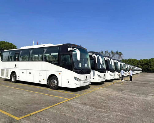 حافلة عربة مستعملة بسعة 8300 مل ShenLong 10m 36seats SLK6102 RHD حافلة CNG
