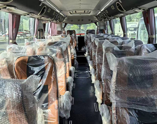 حافلة عربة مستعملة بسعة 8300 مل ShenLong 10m 36seats SLK6102 RHD حافلة CNG