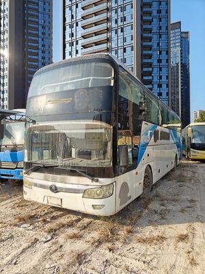 57—59 مقعد حافلة مستعملة يوتونغ 12 متر حافلة ركاب عالية السطح مريحة