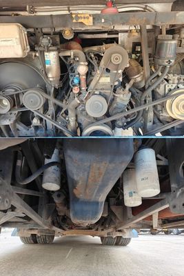 57-59 مقعدًا مستعملة حافلة ذات طابقين بطول 12 مترًا مريحة مع نوع وقود ديزل ووزن فارغ 11800 كجم