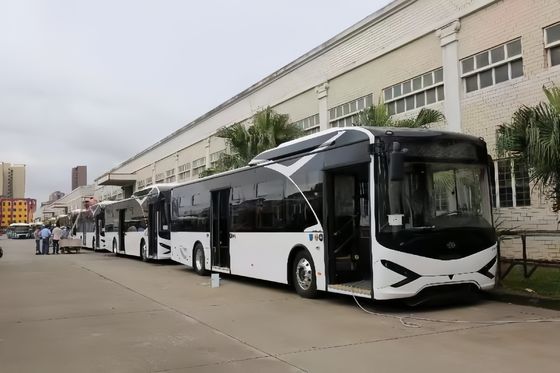 حافلة مدينة جديدة من طراز EV Zonson 12m Citybus LHD Bus للصين 12m city bus 30 مقعد