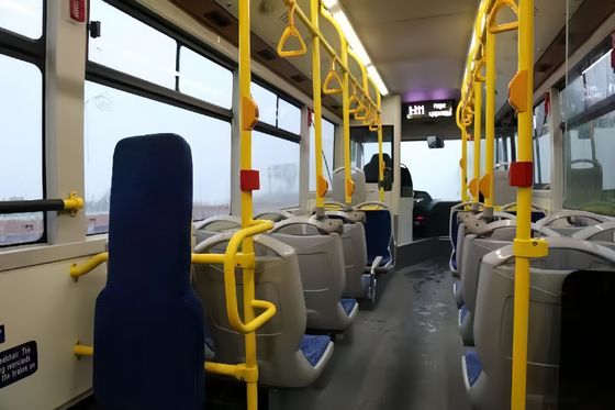 حافلة مدينة جديدة من طراز EV Zonson 12m Citybus LHD Bus للصين 12m city bus 30 مقعد