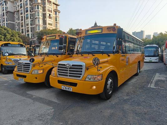56 مقعد محرك الديزل LHD KLQ6106XQE4 Uesd حافلة مدرسية مصنوعة في الصين