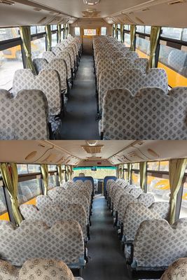 56 مقعد محرك الديزل LHD KLQ6106XQE4 Uesd حافلة مدرسية مصنوعة في الصين